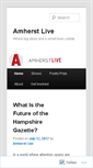Mobile Screenshot of amherstlive.com
